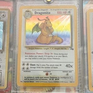 Pokemon Dragonite Holographic Card -4/62